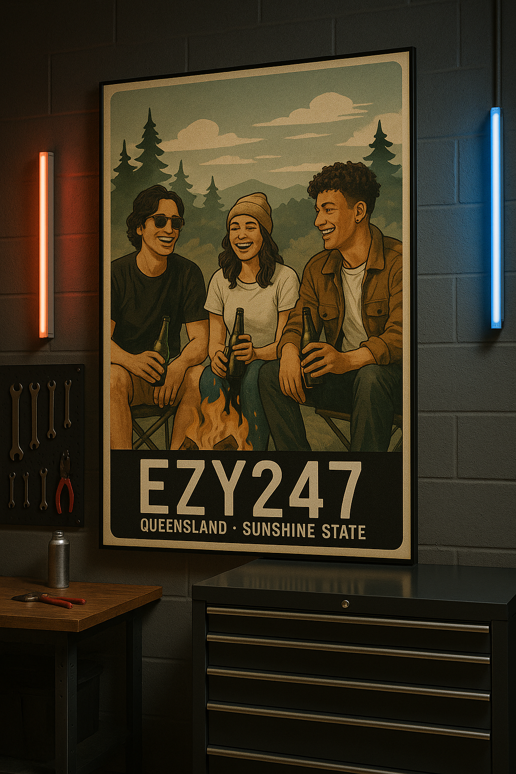 Custom Lifestyle Car Poster